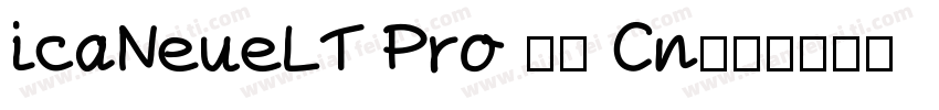 icaNeueLT Pro 57 Cn字体转换